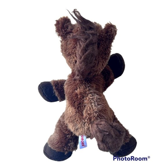 Prancer Pony Plush Dreamy Eyes Brown Cuddly Aurora Unisex Cowboy Horse C… - Picture 6 of 12